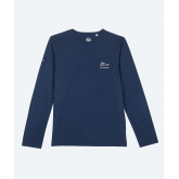 Copan - Tee-shirt coton biologique Homme manches longues - Marine